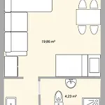公寓 Cosy Au Centre De 克莱恩 蒙塔纳